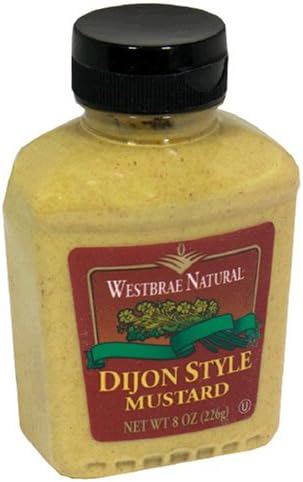 Westbrae Dijon Style Mustard, 8 Ounce (Pack of 12)