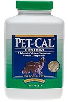 Virbac Pet-Tabs Pet-Cal Supplement for Dogs & Cats