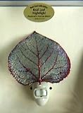 Real Aspen Leaf in Iridescent copper Night Lights