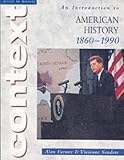 Books : An Introduction to American History, 1860-1990 (Access to History Context)