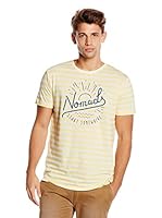 Springfield Camiseta Manga Corta (Amarillo Claro)