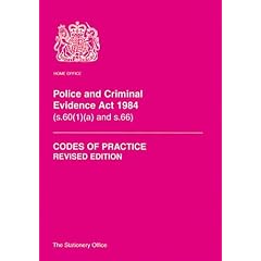 Police and Criminal Evidence Act 1984: Sections 60(1) (a)' and 66 (Codes of Practice)