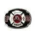 Firefighter Fire Department Pewter Belt Buckle