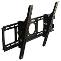 TecTake Wandhalterung 94cm (37 Zoll) bis 132cm (52 Zoll) schwarz