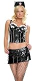 Black Vinyl Nurse – Sexy Adult Nurse Costume Lingerie Outfit img