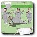 Rich Diesslins Funny General Cartoons - Fat Camp Problems - Mouse Pads