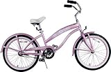 Kids Bikes "Pink" Girls Beach Cruiser 20" Extended Frame