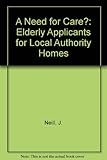 A Need for care? : elderly applicants for local authority homes