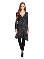 ZERGATIK Vestido Menir (Negro / Gris)