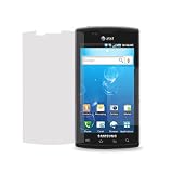 New Fashionable Perfect Fit Crystal-Clear Transparent LCD Cell Phone Screen Protector with Lint Cleaning Cloth for Samsung Captivate (Galaxy S) I897 AT&T