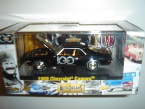 M2 Machines Auto Dreams 100 Years of Chevrolet 1969 Chevrolet Camaro Black #11-04