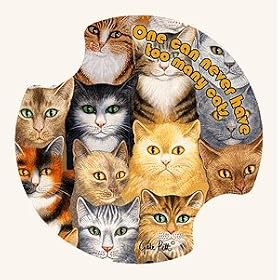 Click here to buy Cats Cats Cats Carsters - Coasters for Your Car by Thirstystone Resources, Inc. Creative Ventures.