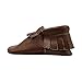 Mejale Baby Soft Soled Leather Moccasin Tassel Slip-on Infant Toddler Shoes Prewalker(6-12 mo/4.9in, Brown)