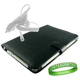 Amazon Kindle Accessories Kit for Amazon Kindle 2 Reading Device Includes: Kindle 2 Executive Leather Cover Jacket + Kindle 2 Car Charger + Vangoddy tm, Live * Laugh * Love Wrist Band!!!