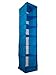 FHL 6 Shelves Hanging Closet Organizer Storage Accessory (Blue)