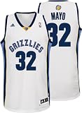O.J. Mayo White adidas Revolution 30 Swingman Memphis Grizzlies Jersey