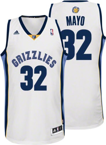 O.J. Mayo White adidas Revolution 30 Swingman Memphis Grizzlies Jersey
