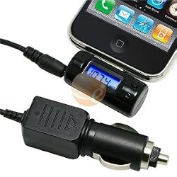 Wireless LCD FM transmitter for ipod nano video classic touch iphone MP3 player