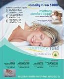 SPRING OFFER!! Double Size 3cm Deep Memory Foam Mattress Topper With Free Removable & Washable Cover, WAS Â£39.99 NOW Â£27.99