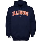 Mens Illinois Fighting Illini Navy Classic Hoody Sweatshirt