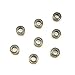 8pcs 3x6x2.5mm MR63-ZZ Precision Ball Bearings Chrome Steel, Metal Shield