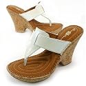 Born -- *Kanno White Patent -- Women's Shoes,Comfort Shoes,Sandals,Thong