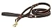 Dean & Tyler Braidy Bunch Leather Dog Leash - High Quality Leather - Brown - Dual Handle - Solid Brass Hardware!!! - 5ft - 3/4 Width - Great for Everyday Use !!! Comes Also in Black!!! - Made in Europe !!!