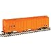 Walthers HO Scale Gold Line(TM) 50' Airslide(R) Covered Hopper - Ready to Run - Illinois Central Gulf (Orange)