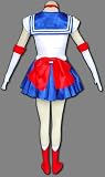 Japanese Anime Sailor Moon Cosplay Costume - Tsukino Usagi 1st Ver Set Small