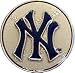 Mens NEW YORK YANKEES SPINNER Punk Rock Metal Belt Buckle
