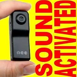 Mini Color Camera / Microphone & DVR - 2" Tall - Sound Activated Handheld Digital Video Recorder - Portable Pocket Security Vandalism & Theft Protection - Great Hidden Covert Surveillance Camcorder - 640 x 480 @ 30 FPS Color Video With Audio - Magnetic & Dash Mounts Included