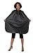 Betty Dain Budget Shampoo Cape, 12 Pack, Black with Velcro Closure
