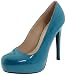 412I3zMzLGL. SL75  BLUE Studded Platform Wedge Pump Shoes MISANA Sz. 6