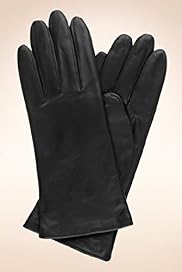 Autograph Leather Gloves with Lined Cashmere