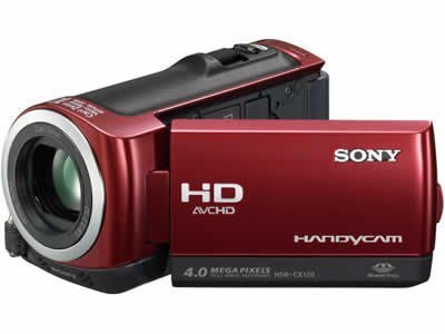 ソニー デジタルHDビデオカメラレコーダー ハンディーカム CX120 レッド HDR-CX120/R