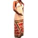 Maxi Print Pattern Halter Dress