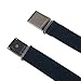 CTM Kids' Adjustable Elastic Belt with Magnetic Buckle (Pack of 3 Colors)