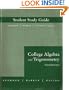 Student Study Guide: Used with ...Aufmann-College Algebra and Trigonometry