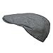 e4Hats.com Men's Linen Summer Ivy Cap - Slate Grey M-L