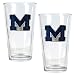 Michigan Wolverines NCAA 2pc Pint Ale Glass Set