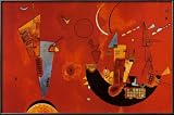 412IDkJpPyL. SL160  Mit Und Gegen Lamina Framed Poster Print by Wassily Kandinsky, 36x24