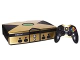 Microsoft Xbox Skin - NEW - BRUSHED GOLD system skins faceplate decal mod