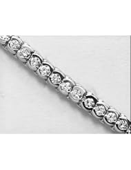 14K White Gold Diamond Bracelet