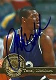 Jamal Mashburn Autographed/Hand Signed Basketball card (Dallas Mavericks) 1994 Classic #12