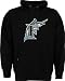 Florida Marlins Black Signature Hooded Sweatshirt - Large