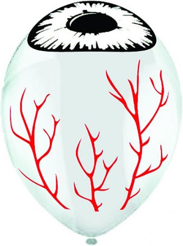 Imagen 2 de Amscan International - Globos (27,5 cm, 6 unidades), diseño de ojo