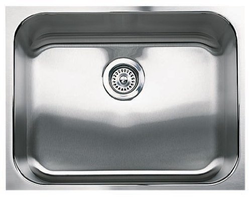 Blanco 501-304 Spex Plus Single Bowl Undermount Kitchen Sink, Satin Finish