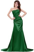 Hot Sale Sunvary Elegant Strapless Evening Party Dresse Maxi Gowns Long with Sequins Green - US Size 4- Green