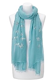 Per Una Foil Dragonfly Print Scarf