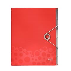 Leitz Ordnungsmappe Bebop A4, Pp, Rot, Mit Gummizug